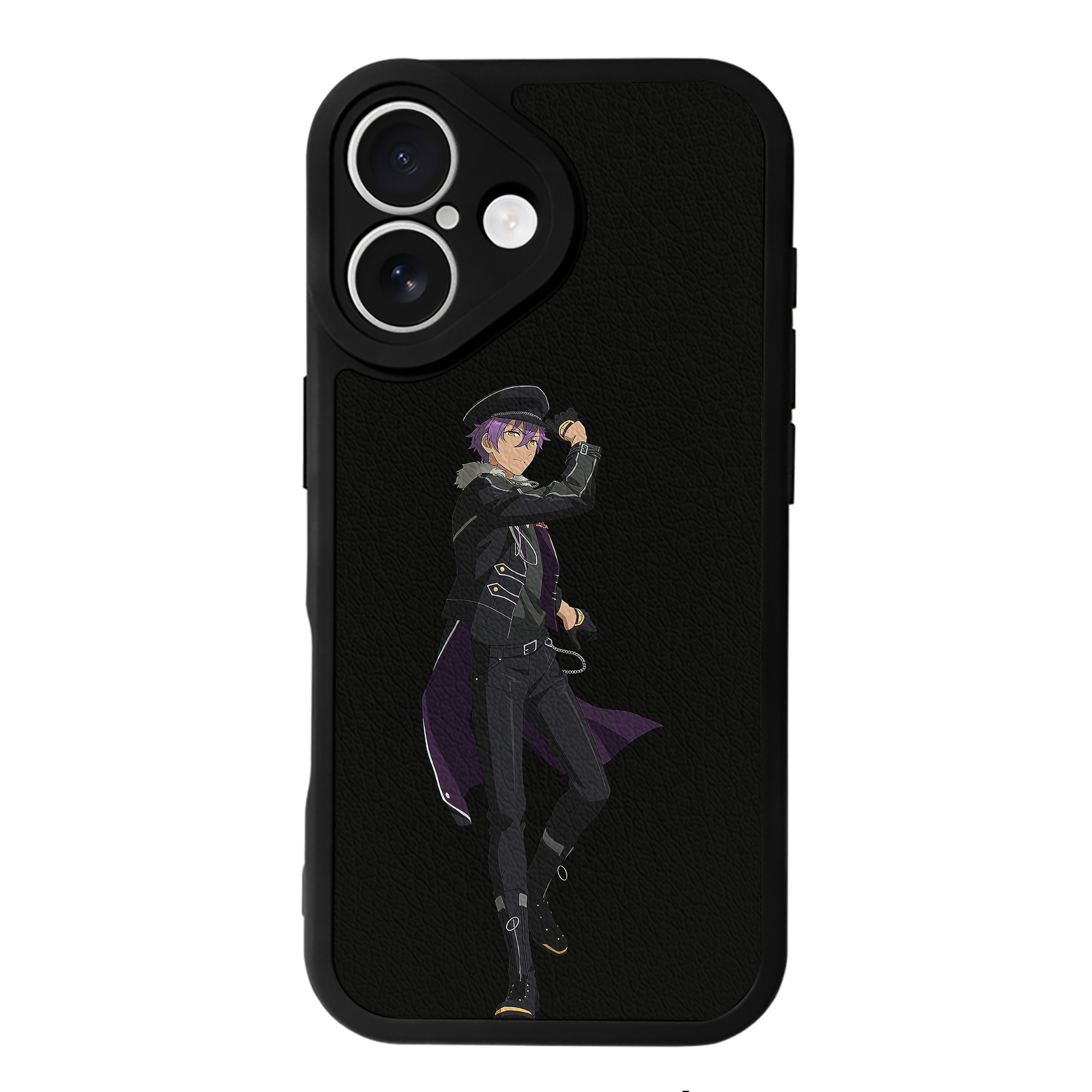 （画像用） あんさんぶるスターズ! Ensemble Stars 【iPhone 16シリーズ対応】シリコンスマホケース（レザー調） 材質：シリコン